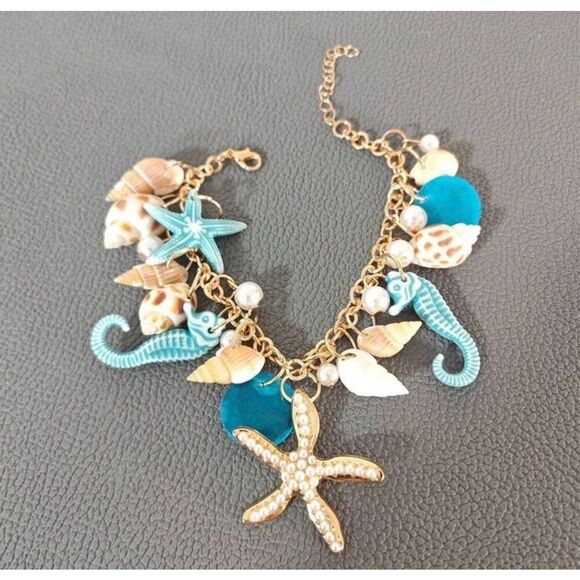 Ocean Inspired Charm Bracelet - Picture 6 of 6